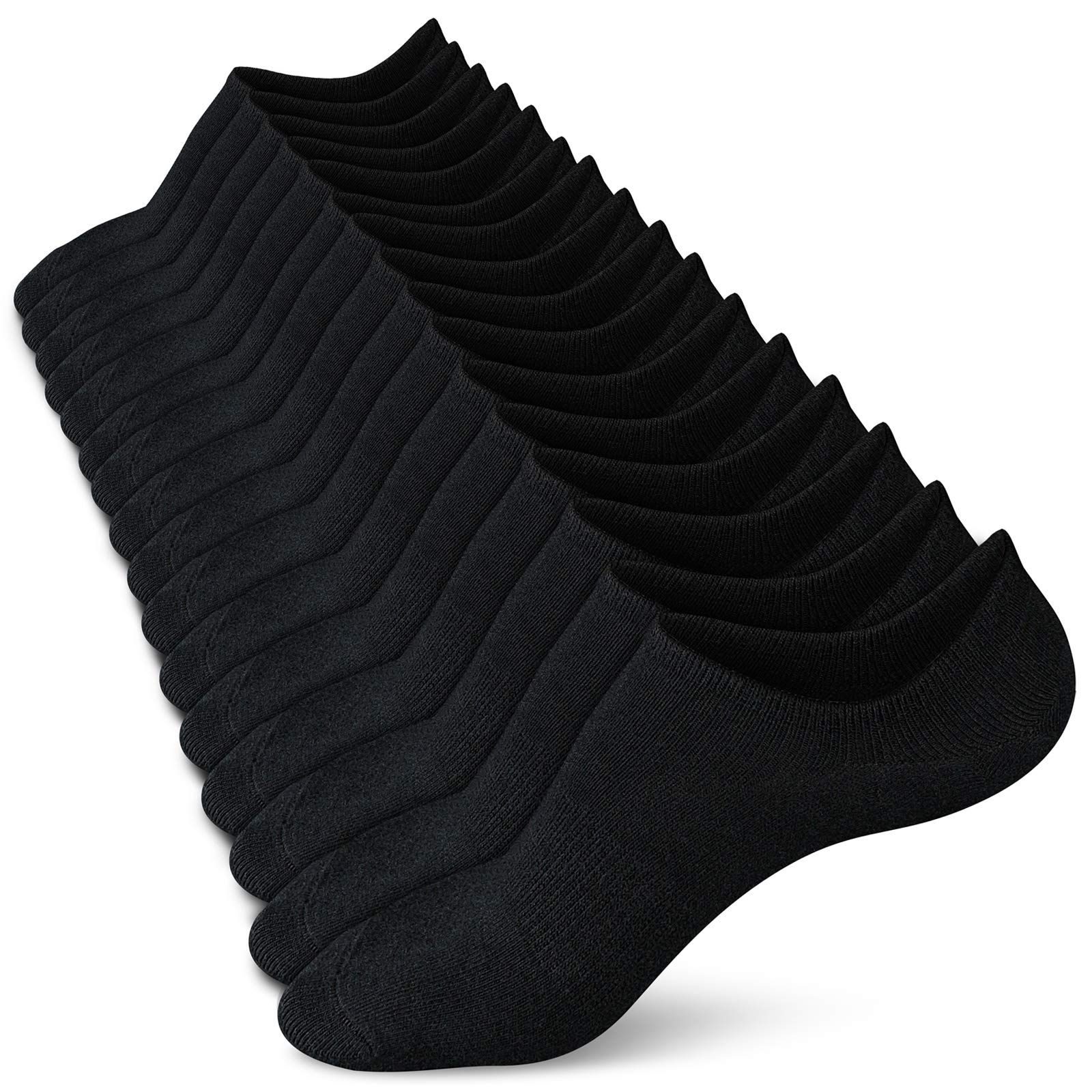 Wernies No Show Socks Women Low Cut Ankle Socks Non Slip 4/8 Pairs