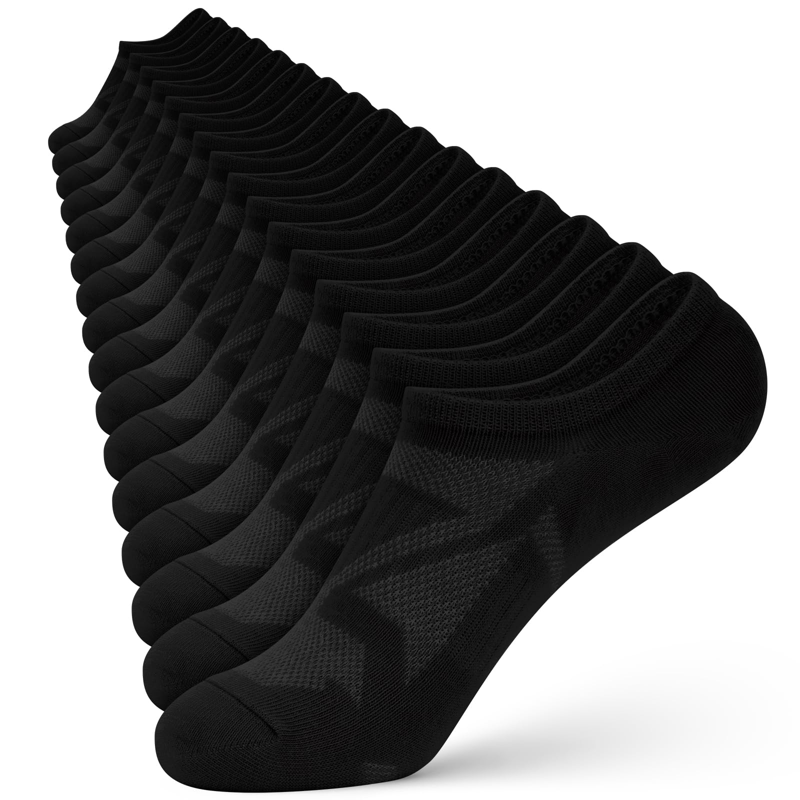 Wernies 8 Pairs No Show Socks Women Low Cut Ankle Socks for Women